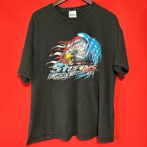 Sturgis Bike Week Eagle T-Shirt Men's XL Black‎ Graphic